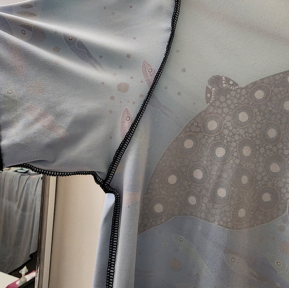 Spotted Manta Rays Super Drape Top - Picture 9 of 9